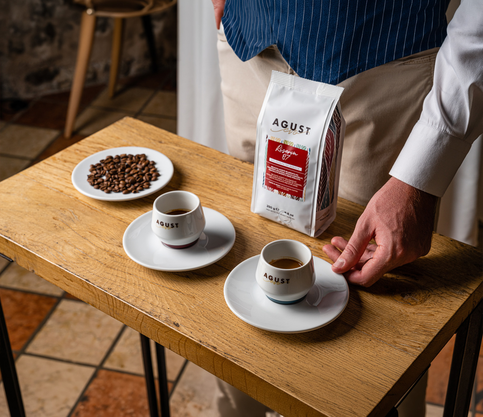 Agust EVO, presentazione del caffè